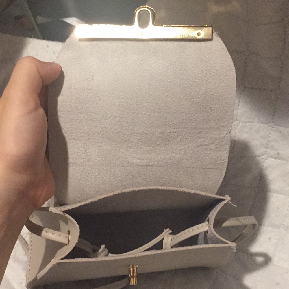 mini bag light grey and gold - Picture 3 of 5